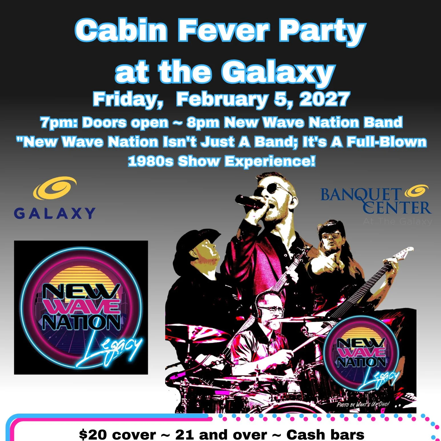 Cabin Fever Party with New Wave Nation - Friday, February 05, 7:00 PM